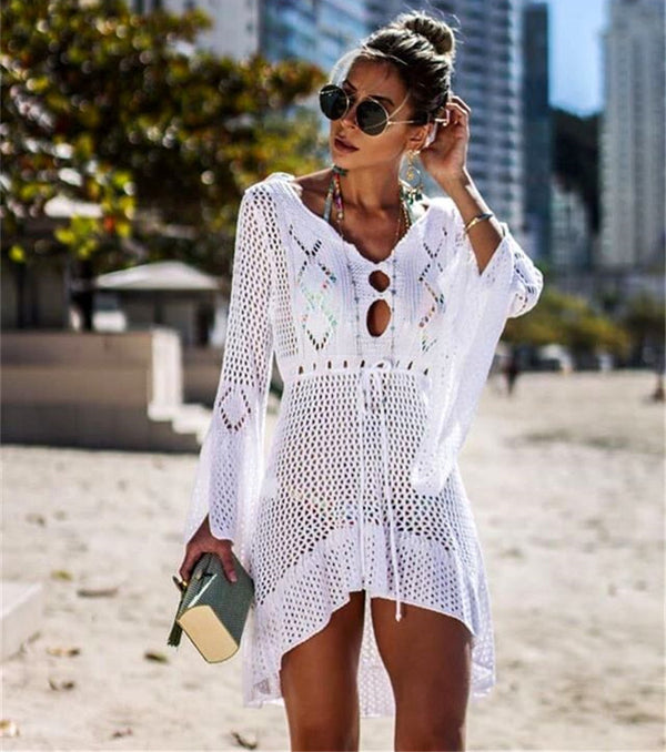 Crochet Bikini Cover Up Dress